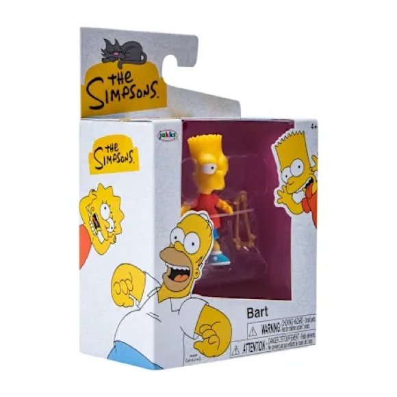 Jakks Pacific The Simpsons Bart Action Figure - Red and Yellow - Picture 2 of 5